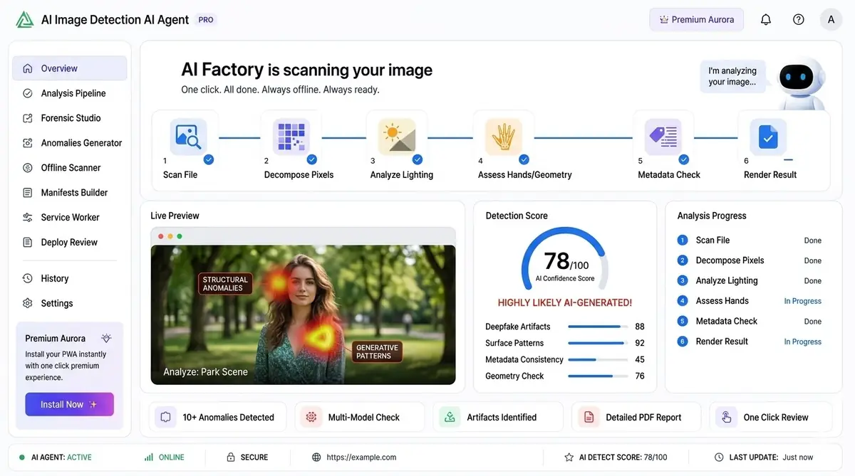 AI IoT automation Game Master — example of the AI tool dashboard software